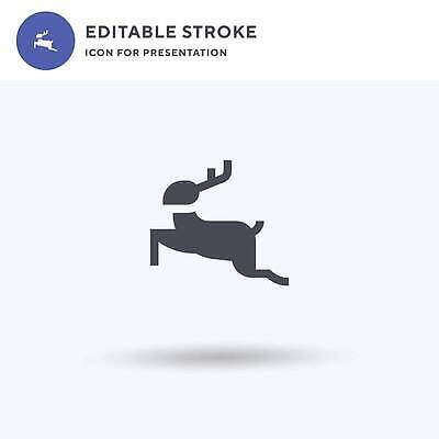 EPS 해외이미지 일러스트 그림자 타이포그라피 사람없음 순록 해외202309 해외일러스트 문자 파일형식 벡터