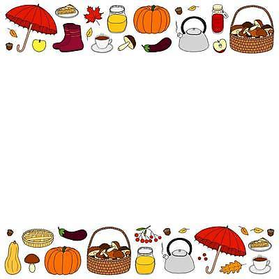 EPS 해외이미지 디자인 포스터 커피 백그라운드 단풍 일러스트 우산 호박 주전자 장화 사람없음 버섯 낙서 손그림 소풍바구니 해외202309 해외일러스트 음료 신발 잎 채소 주방용품 바구니 파일형식 벡터