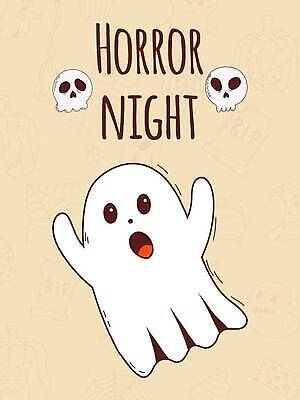 EPS 해외이미지 무료이미지 배너 포스터 일러스트 해골 타이포그라피 사람없음 할로윈 유령 무서움 베이지색 해외202309 해외일러스트 문자 감정 컬러 뼈 파일형식 벡터