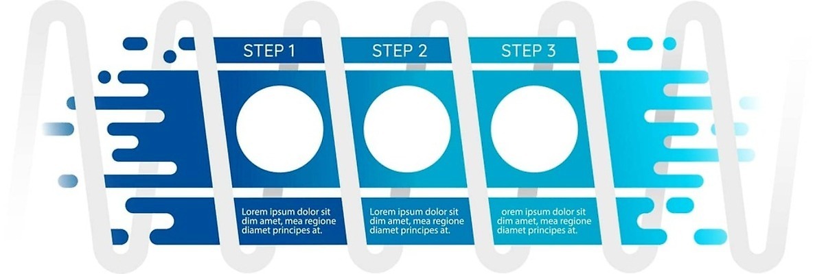 EPS 해외이미지 템플릿 디자인 과학 일러스트 비즈니스 텍스트 그래프 3 설명 경사 그래픽 가로 파란색 숫자 자료 공백 블록 인포그래픽 흐름 정보 발표 계획 연결 대표 보고서 옵션 레이아웃 심플 단계 진행 발명 방법 엘리먼트 타임라인 벡터 카피스페이스 비어있는 해외202309 해외일러스트 문자 컬러 컨셉 모션 파일형식