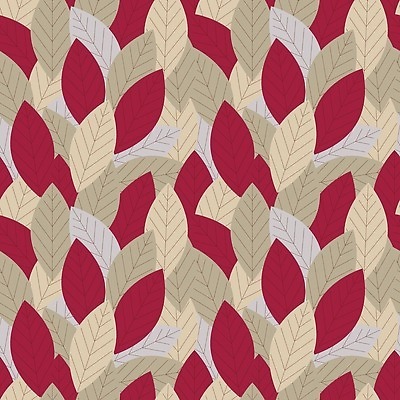 EPS 해외이미지 식물 잎 패턴 일러스트 미술 장식 빨간색 유행 직물 낙서 인쇄 자주색 천 연도 질감 내추럴 스타일 벡터 해외202309 해외일러스트 컬러 무늬 문화예술 파일형식