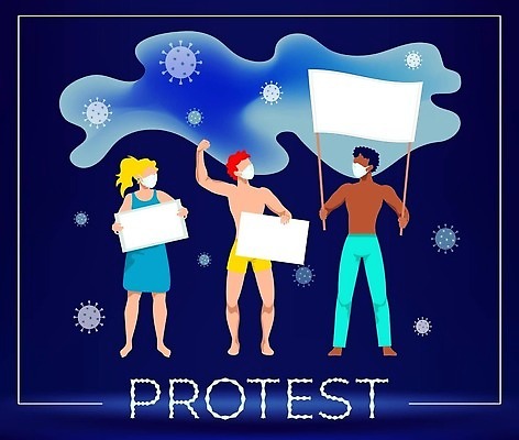 EPS 해외이미지 백인 학생 배너 여자 남자 포스터 캠페인 파도 흑인 이동 컨셉 일러스트 청소년 함께함 가면 안전 사람 주먹 방 잡기 사회 그룹 바이러스 보호 질병 군중 결심 불만 반항 소셜 스트라이크 위기 전염병 집회 투쟁 항의 행진 코로나바이러스 해외202309 해외일러스트 서양인 감정 바다 의학 모션 공동체 파일형식 벡터