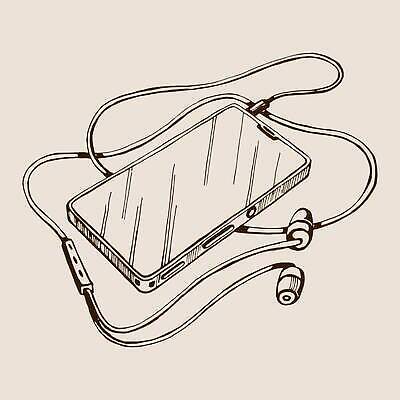 EPS 해외이미지 라이프스타일 디자인 음악 이어폰 인터넷 일러스트 장신구 통신 놀이 탁자 모바일 스마트폰 핸드폰 디지털 스크린 헤드폰 소리 듣기 장비 흰색 네트워크 플랫 낙서 MP3 연결 휴대용 스케치 전화기 스마트 전자 귀 오디오 스테레오 멀티미디어 고립 뮤지컬 플레이어 벡터 해외202309 해외일러스트 컬러 음향기기 가구 컨셉 모션 문화예술 미술 생활 신체부위 전자제품 스마트기기 오브젝트 파일형식