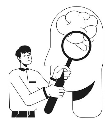 EPS 해외이미지 편집 캐릭터 웰빙 백그라운드 컨셉 스티커 일러스트 추상 잉크 흑백 건강 미술 사람 스터디 건강관리 점 질병 뇌 그림 윤곽 애니메이션 월 UI 고립 증상 벡터 미니멀 카운슬러 해외202309 해외일러스트 일러캐릭터 무늬 의학 문화예술 촬영기법 관리 학습 날짜 상담원 파일형식