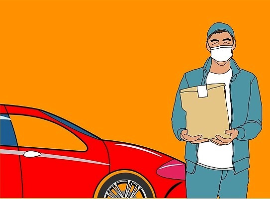 EPS 해외이미지 백인 직업 여자 남자 유니폼 일러스트 비즈니스 교통시설 자동차 노동자 거리 주택 마스크 사람 동양인 쇼핑 상자 문 화물 업무 수비 배달원 보호 승합차 서비스 주기 패키지 질서 획득 판지 코로나바이러스 해외202309 해외일러스트 서양인 옷 육상교통 교통 컨셉 모션 승용차 인종 건물 운송업 예절 작업 바이러스 시설 파일형식 벡터