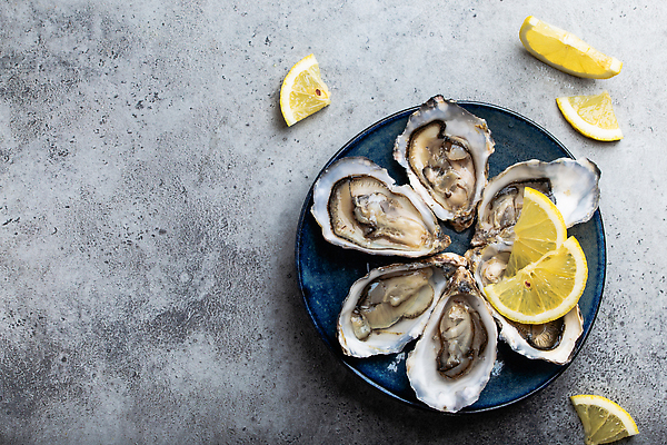 포토 JPG 해외이미지 접시 어패류 사람없음 굴 신선 레몬 해산물 카피스페이스 해외202309 해외포토 동물 식기 과일 공백 파일형식