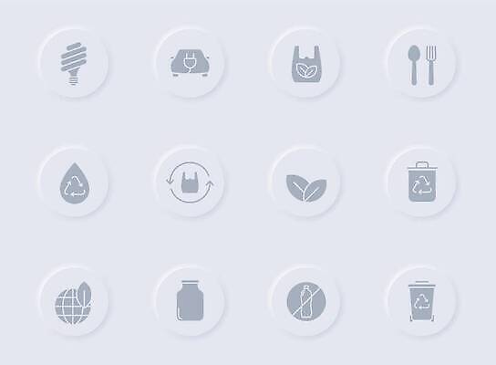 EPS 해외이미지 디자인 산업 지구 컨셉 잎 일러스트 공장 자연 그림자 초록색 빛 세트 픽토그램 환경 웹 재활용 회색 에너지 금지 원형 쓰레기 폐기물 플라스틱 심볼 사인 에코 유기농 고무 낭비 내추럴 영 UI 바이오 상형문자 생태학 벡터 해외202309 해외일러스트 도형 식물 문자 웰빙 교육 컬러 인터넷 공업 재질 숫자 친환경 생태계 파일형식