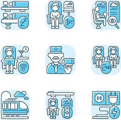 EPS 해외이미지 클립아트 디자인 선 컬러 여행 컨셉 일러스트 자동차 세트 픽토그램 웹 기찻길 기차 표현 도시 티켓 플랫 전철 만화 수집 심볼 서비스 속도 심플 윤곽 마차 승객 팩 일반 고립 얇은 엘리먼트 통근 활자 벡터 안락 해외202309 해외일러스트 육상교통 교통수단 인터넷 대중교통 화장품 출근 활자판 파일형식