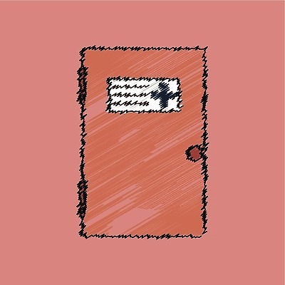 EPS 해외이미지 디자인 일러스트 출입구 바닥 실내 손잡이 내부 사무실 라벨 문 방 의사 오픈 플랫 오브젝트 잠금 방법 사생활 스타일 접근 해외202309 해외일러스트 비즈니스 프레임 의료진 보안 파일형식 벡터