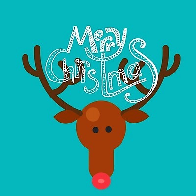 EPS 해외이미지 디자인 영어 크리스마스 일러스트 캘리그라피 타이포그라피 사람없음 루돌프 레터링 해외202309 해외일러스트 문자 기념일 사슴 파일형식 벡터