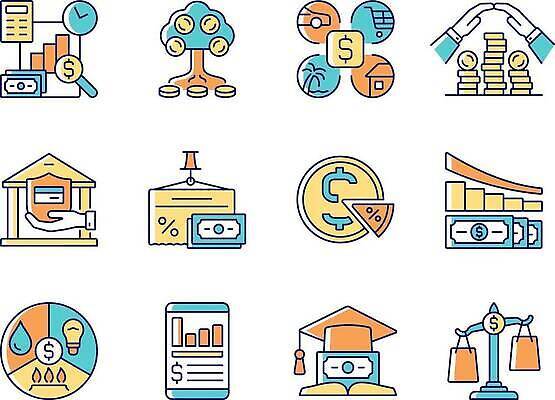 EPS 해외이미지 클립아트 디자인 선 컬러 컨셉 돈 일러스트 비즈니스 통계 그래프 미술 금융 경제 쇼핑 세트 픽토그램 웹 저축 성장 비교 시장 플랫 계획 만화 하락 심볼 무역 보고서 투자 윤곽 팩 수익 계산서 경영 고립 세금 얇은 엘리먼트 예산 과세 벡터 문해 비용 해외202309 해외일러스트 산업 인터넷 문화예술 화장품 재산 파일형식