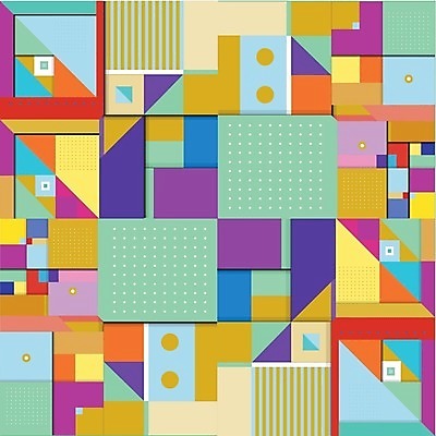 EPS 해외이미지 디자인 백그라운드 패턴 일러스트 추상 사람없음 컬러풀 기하학 파스텔톤 스타일 멤피스디자인 해외202309 해외일러스트 컬러 무늬 파일형식 벡터