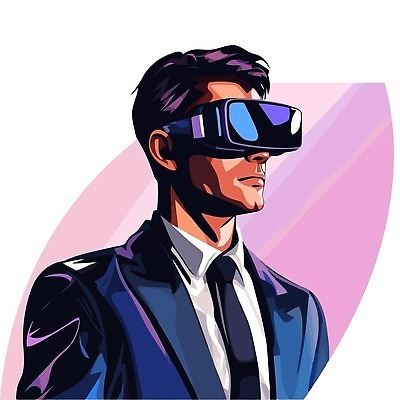 EPS 해외이미지 디자인 남자 안경 과학 컨셉 인터넷 일러스트 비즈니스 놀이 추상 미래 기술 사람 컴퓨터 3D 디지털 헤드폰 장비 게임 비즈니스맨 체험 사이버 스마트 전자 비전 온라인 동영상 혁명 게이머 가상 가상현실 스타일 벡터 현실 해외202309 해외일러스트 잡화 음향기기 무늬 전자제품 직장인 디지털합성 파일형식