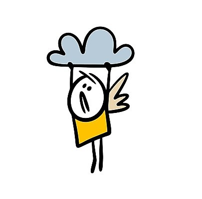 EPS 해외이미지 인물캐릭터 일러스트 매달리기 한명 사람 낙서 심플 해외202309 해외일러스트 일러캐릭터 캐릭터 1 모션 파일형식 벡터