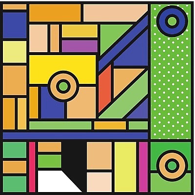 EPS 해외이미지 디자인 패턴 일러스트 추상 사람없음 컬러풀 기하학 멤피스디자인 해외202309 해외일러스트 컬러 무늬 파일형식 벡터