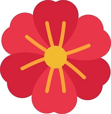 EPS 해외이미지 식물 디자인 꽃 선 컨셉 잎 꽃무늬 일러스트 자연 정원 봄 벚꽃 심볼 윤곽 고립 제라늄 해외202309 해외일러스트 계절 무늬 생태계 파일형식 벡터