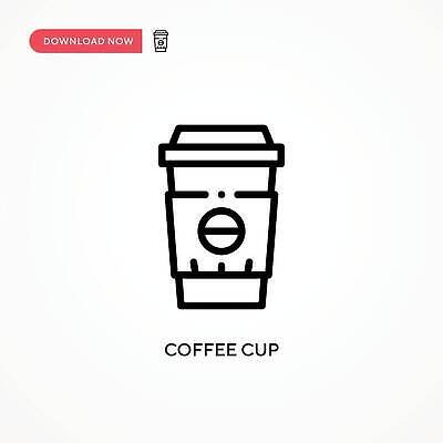 EPS 해외이미지 선 일러스트 사람없음 커피잔 컵홀더 해외202309 해외일러스트 커피 잔 홀더 파일형식 벡터