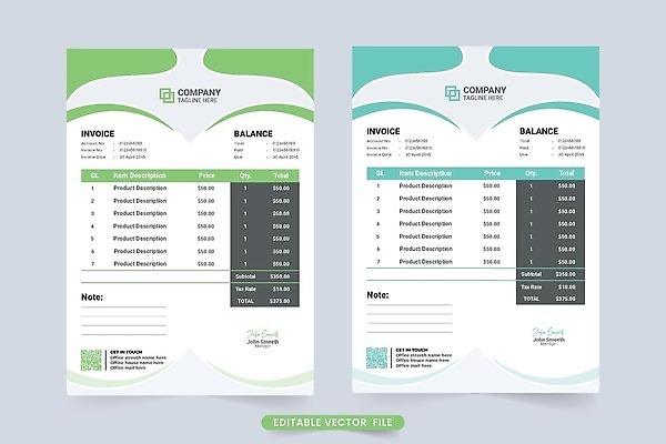 EPS 해외이미지 템플릿 디자인 일러스트 비즈니스 금융 고객 레이아웃 문서 영수증 계산서 벡터 미니멀리스트 미니멀 해외202309 해외일러스트 경제 파일형식