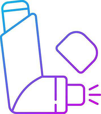 EPS 해외이미지 디자인 선 컬러 컨셉 일러스트 건강 미술 경사 치료 파란색 픽토그램 약 보라색 웹 장비 호흡기관 플랫 호흡 질병 약국 심볼 사인 그림 심플 윤곽 알레르기 고립 얇은 에어로졸 천식 치료제 벡터 해외202309 해외일러스트 인터넷 의학 문화예술 장기_의학 파일형식