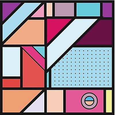 EPS 해외이미지 백그라운드 패턴 일러스트 추상 사람없음 컬러풀 사각형 물방울무늬 원형 기하학 멤피스디자인 해외202309 해외일러스트 도형 디자인 컬러 무늬 파일형식 벡터