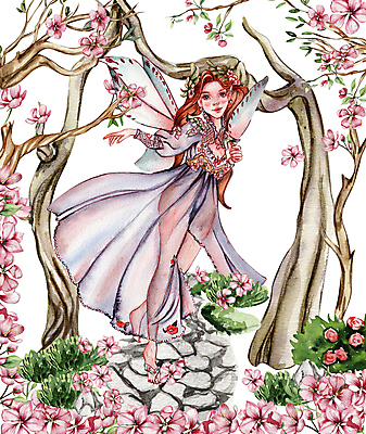 JPG 해외이미지 전신 나무 캐릭터 여자 꽃 나비 일러스트 요정 한명 손짓 성인 비행 우아함 신비 스케치 그림 성인여자한명만 해외202309 해외일러스트 일러캐릭터 식물 1 곤충 컨셉 모션 미술 사람 여자한명만 성인여자만 파일형식