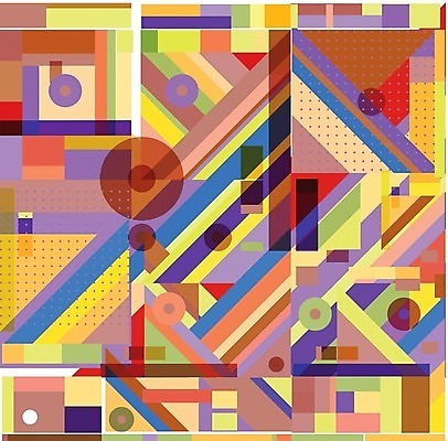 EPS 해외이미지 디자인 백그라운드 패턴 일러스트 추상 사람없음 컬러풀 기하학 스타일 멤피스디자인 해외202309 해외일러스트 컬러 무늬 파일형식 벡터