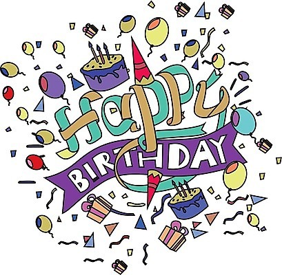 EPS 해외이미지 일러스트 폭죽 타이포그라피 사람없음 선물상자 컬러풀 생일케이크 꽃가루 생일축하 풍선 레터링 해외202309 해외일러스트 문자 컬러 선물 상자 케이크 축하 생일 가루 파일형식 벡터