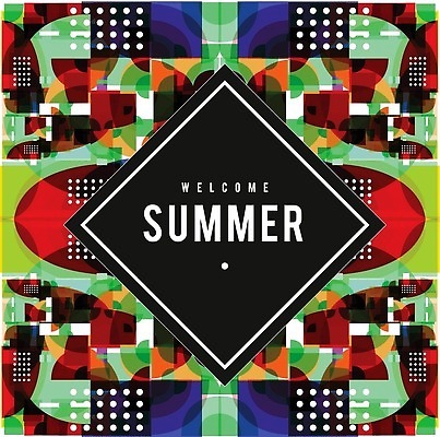 EPS 해외이미지 도형 디자인 포스터 백그라운드 패턴 일러스트 타이포그라피 사람없음 컬러풀 화려 기하학 멤피스디자인 해외202309 해외일러스트 문자 컬러 컨셉 무늬 파일형식 벡터