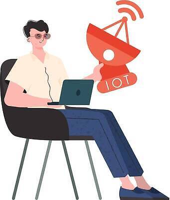 EPS 해외이미지 전신 남자 의자 일러스트 안테나 한명 들기 앉기 성인 노트북 선글라스 사물인터넷 성인남자한명만 해외202309 해외일러스트 1 안경 가구 통신 모션 정보기술 사람 전자제품 남자한명만 성인남자만 파일형식 벡터