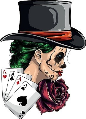 EPS 해외이미지 모자 디자인 꽃 얼굴 일러스트 비즈니스 놀이 탁자 성공 숫자 장미 게임 흰색 죽음 우승 최고 신용카드 행운 재산 우아함 도박 정상 위험 만화 설탕 문신 카지노 주사위 기회 롤 포커 포인트 고립 라스베가스 실린더 캡모자 플레이어 해골모형 벡터 해외202309 해외일러스트 식물 문자 모자_잡화 잡화 컬러 가구 컨셉 신체부위 금융 모형 트럼프 파일형식