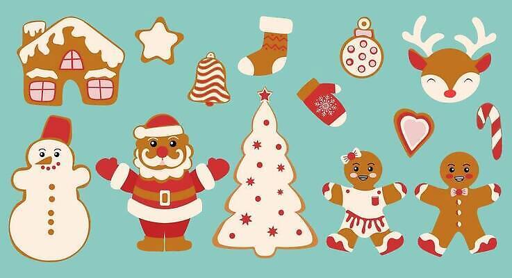 EPS 해외이미지 모양 전통 디자인 계절 행복 실루엣 얼굴 어린이 음식 빵 백그라운드 크리스마스 겨울 일러스트 눈사람 휴가 디저트 사랑 미술 미소 사람 장식 빨간색 산타클로스 갈색 쿠키 케이크 초콜릿 얼음 흰색 축하 대접 플랫 달콤 만화 굽기 생강 고립 페스츄리 벡터 해외202309 해외일러스트 자연요소 기념일 감정 컬러 컨셉 채소 문화예술 촬영기법 표정 신체부위 맛 구이 파일형식