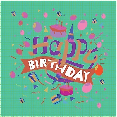 EPS 해외이미지 일러스트 폭죽 타이포그라피 사람없음 선물상자 컬러풀 생일케이크 꽃가루 생일축하 풍선 레터링 해외202309 해외일러스트 문자 컬러 선물 상자 케이크 축하 생일 가루 파일형식 벡터