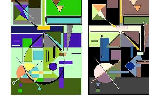 EPS 해외이미지 모양 백그라운드 일러스트 추상 초록색 파란색 빛 세트 컬러풀 숫자 갈색 우주 희망 화가 기하학 스타일 벡터 해외202309 해외일러스트 직업 문자 감정 컬러 무늬 파일형식