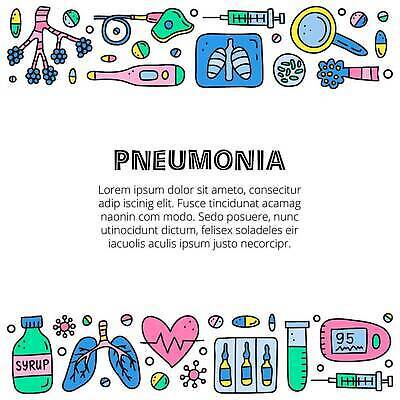 EPS 해외이미지 컬러 일러스트 텍스트 엑스레이 병원 주사기 치료 약 건강관리 오르간 호흡기관 바이러스 호흡 낙서 질병 약국 감염 손그림 시럽 테라피 박테리아 고립 궤 기침 증상 천식 레터링 벡터 해외202309 해외일러스트 의학 의료기기 건강 관리 뷰티 장기_의학 건반악기 파일형식