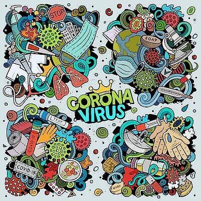 EPS 해외이미지 클립아트 디자인 과학 일러스트 실험 종류 가면 안전 치료 장식 세트 세계 약 열 호흡기관 바이러스 보호 빨래 낙서 질병 만화 약국 수집 심볼 예방 감염 손그림 경보 구성 백신 인플루엔자 전염병 사스 시리즈 코로나바이러스 해외202309 해외일러스트 컨셉 가사 의학 장기_의학 파일형식 벡터