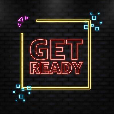 EPS 해외이미지 일러스트 프레임 타이포그라피 사람없음 사각형 준비 네온 해외202309 해외일러스트 도형 문자 파일형식 벡터