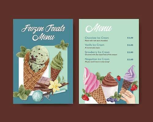 EPS 해외이미지 음식 분홍색 과일 일러스트 딸기 아이스크림 디저트 수채화 사탕 초록색 컬러풀 갈색 과자 초콜릿 냉동 카페 체리 달콤 맛 정상 잼 만화 가루 설탕 크림 메뉴 그림 팩 푸딩 원뿔 와플 마케팅 무스 바닐라 벡터 맛있는 해외202309 해외일러스트 도형 컬러 컨셉 상점 화장품 소스_음식 파일형식