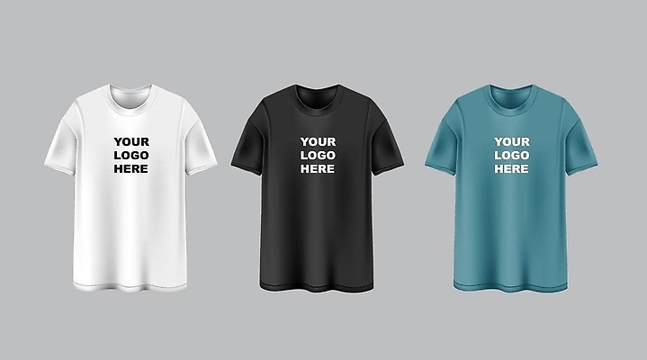 EPS 해외이미지 템플릿 디자인 옷 남자 셔츠 티셔츠 유니폼 신체 일러스트 유행 3D 검은색 흰색 직물 면 오브젝트 소매 고립 목업 벡터 해외202309 해외일러스트 컬러 상의 사람 디지털합성 파일형식