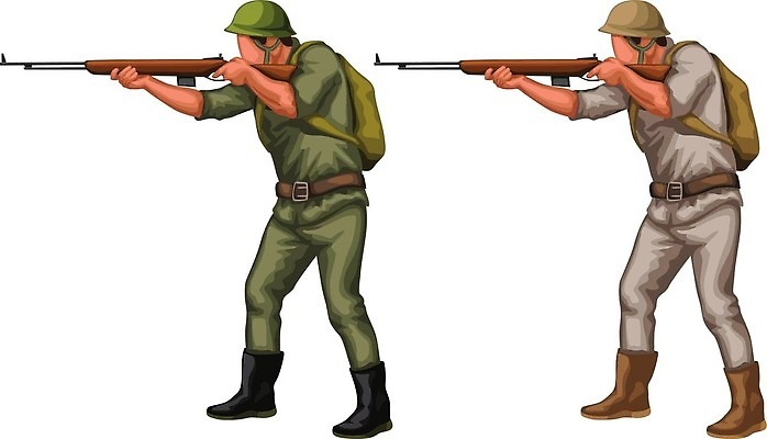 EPS 해외이미지 1 외관 남자 무기 백그라운드 유니폼 가방 일러스트 배낭 불 성인 가로 세계 힘 총 수확 흰색 잡기 역사 헬멧 큼 복고 군용 싸움 전쟁 육군 병정 전사 전쟁터 구식 옛날 해외202309 해외일러스트 자연요소 잡화 옷 컬러 농업 모션 군대 사람 보호장비 크기 파일형식 벡터