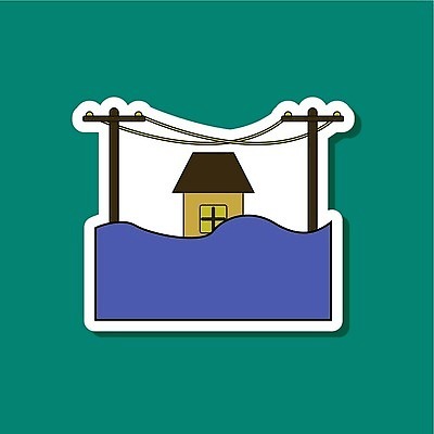 EPS 해외이미지 외관 유럽 종이 바다 스티커 일러스트 건축양식 자연 주택 야외 건물 물 수중 도시 위험 홍수 아래 폭풍 천연기념물 내추럴 쓰나미 위기 재앙 스타일 해외202309 해외일러스트 자연요소 건축물 건축 나라 컨셉 날씨 자연재해 방향 생태계 위치 해일 파일형식 벡터 재해