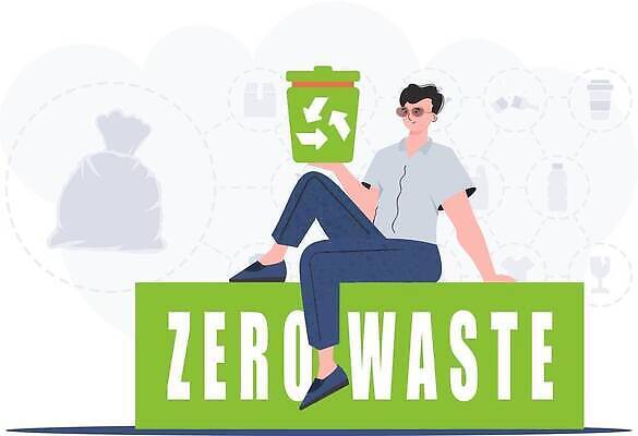 EPS 해외이미지 전신 남자 일러스트 한명 들기 앉기 성인 재활용 쓰레기통 보호 에코 친환경 성인남자한명만 해외202309 해외일러스트 1 컨셉 모션 사람 환경 남자한명만 성인남자만 파일형식 벡터