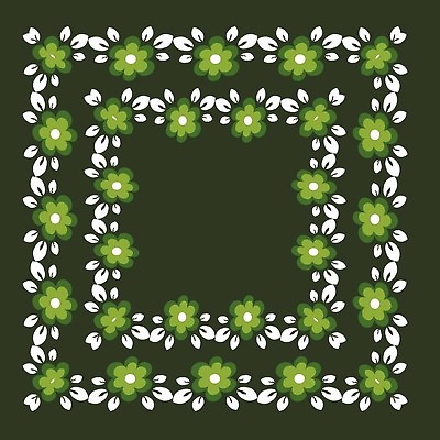 EPS 해외이미지 식물 디자인 꽃 백그라운드 일러스트 프레임 내부 책 공책 타일 정사각형 손수건 엘리먼트 항목 해외202309 해외일러스트 도형 문구용품 파일형식 벡터