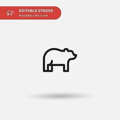 EPS 해외이미지 일러스트 곰 그림자 타이포그라피 사람없음 라인아트 해외202309 해외일러스트 동물 문자 선 포유류 파일형식 벡터