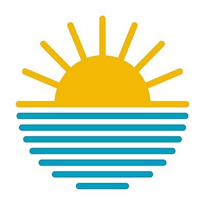 EPS 해외이미지 행복 선 파도 바다 여행 일러스트 하늘 물 파란색 태양 일몰 원형 당구 심볼 윤곽 해외202309 해외일러스트 자연요소 도형 감정 컬러 구기 노을 파일형식 벡터