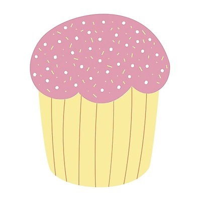 EPS 해외이미지 일러스트 사람없음 노란색 달콤 컵케이크 머핀 해외202309 해외일러스트 빵 컬러 케이크 맛 파일형식 벡터