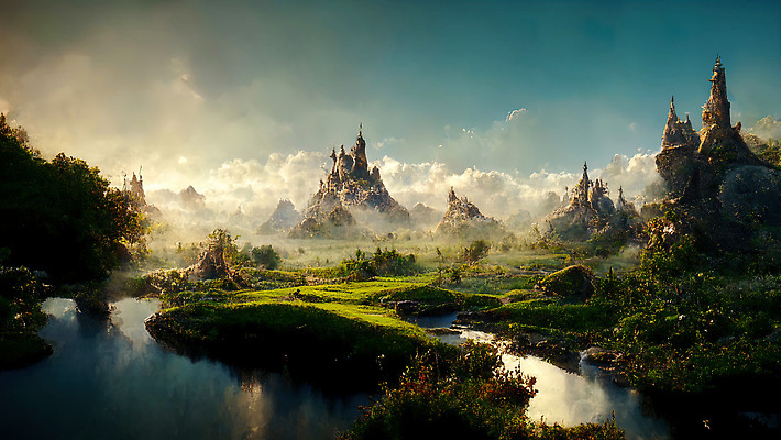 포토 JPG 해외이미지 나무 건축물 호수 상상 자연 하늘 추상 산 사람없음 몽환 해외202309 해외포토 식물 건축 컨셉 무늬 생태계 파일형식