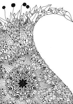 포토 JPG 해외이미지 나무 식물 디자인 선 패턴 일러스트 흑백 사람없음 들꽃 나뭇가지 그림 해외202309 해외일러스트 꽃 무늬 촬영기법 파일형식