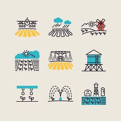 EPS 해외이미지 식물 구름 밭 농업 일러스트 비행기 물 농작물 태양 농장 탑 장비 흐름 풍차 수확 저수지 농부 먼지떨이 뿌리기 물주기 분무기 시스템 방앗간 외양간 모종 밭일 스프링쿨러 자동 화학물질 벡터 해외202309 해외일러스트 자연요소 직업 건축물 산업 컨셉 항공교통 모션 대중교통 화학 청소도구 파일형식