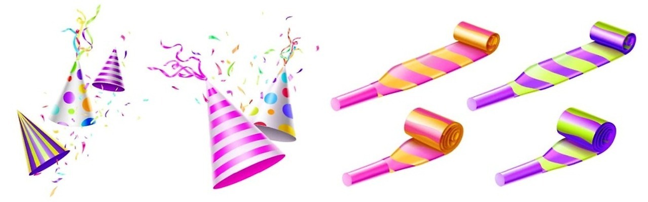 EPS 해외이미지 클립아트 모자 기념일 행복 리본 종이 어린이 분홍색 컬러 백그라운드 크리스마스 일러스트 휴가 새로움 기념 뿔 이벤트 그래픽 장식 세트 파티 머리 3D 보라색 축제 줄무늬 흰색 기구 축하 점 생일 불기 호루라기 연도 오브젝트 롤 꽃가루 원뿔 고립 캡모자 타격 벡터 현실 해외202309 해외일러스트 도형 모자_잡화 잡화 감정 컨셉 무늬 모션 사람 신체부위 가루 디지털합성 파일형식