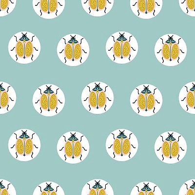 EPS 해외이미지 식물 동물 곤충 백그라운드 패턴 일러스트 자연 벽지 컬러풀 노란색 봄 수확 황금 벌레 잠자리 인쇄 만화 딱정벌레 서식 생물학 손그림 기하학 동물상 터키석 벡터 해외202309 해외일러스트 계절 교육 컬러 무늬 농업 조형물 보석 생태계 파일형식